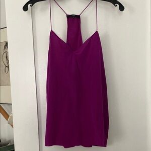Tibi Silk Magenta Women's Top